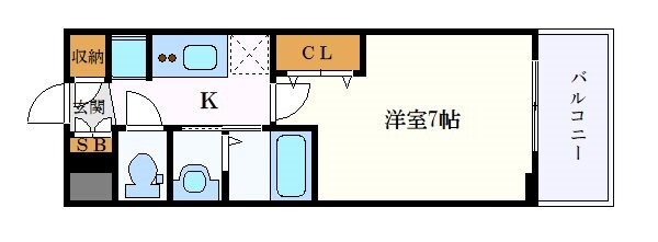 エステムコート名古屋鶴舞シエルの物件間取画像