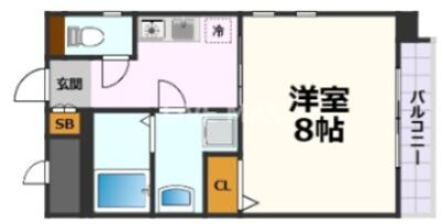 ラディウスⅡの物件間取画像