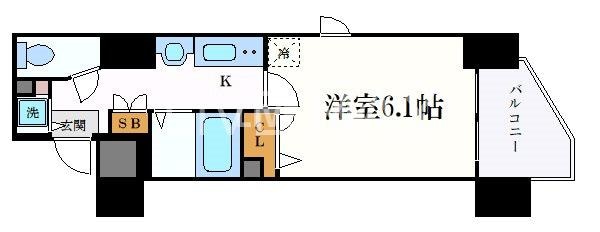 プレサンス鶴舞グリーンパークの物件間取画像