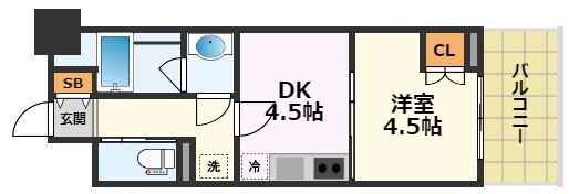 桜ヒルズ黄金の物件間取画像