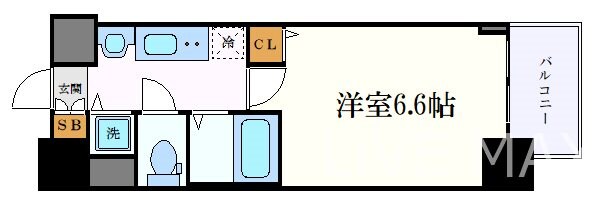 プレサンスSAKAE白川公園の物件間取画像