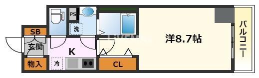 メイクス上前津Ⅳの物件間取画像