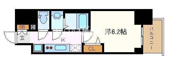 プレサンスTHE大須観音の物件間取画像