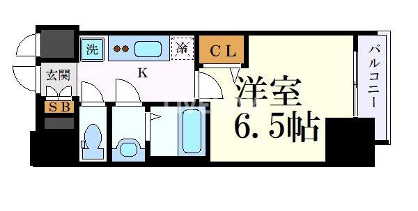 ディアレイシャス矢場町の物件間取画像