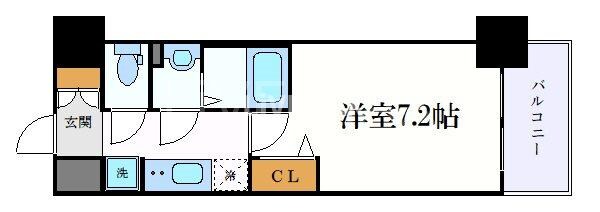 プレサンス上前津エレスタの物件間取画像