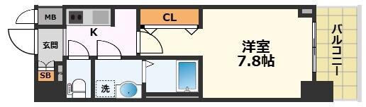 S-RESIDENCE庄内通駅前curere(クラーレ)の物件間取画像