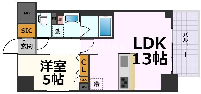 L&Cレジデンス鶴舞公園の物件間取画像