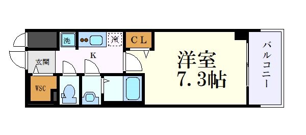 プレサンス今池駅前フェルディノの物件間取画像