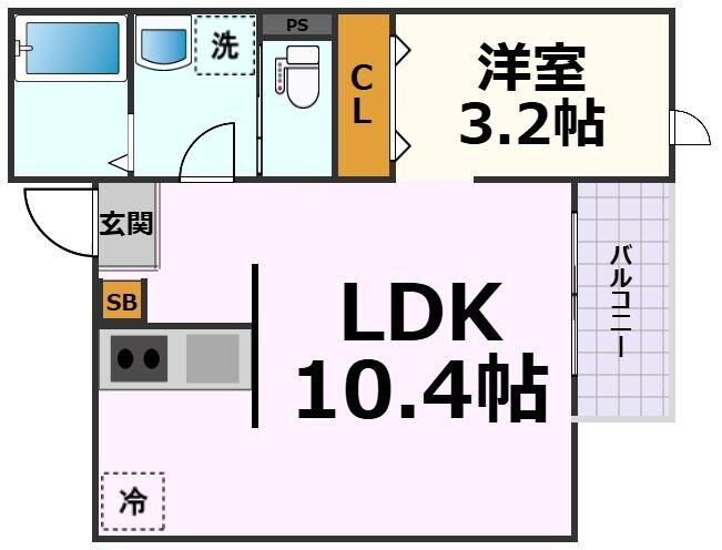 Patina中村本町の物件間取画像