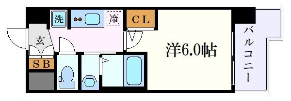 エステムコート名古屋金山ミッドクロスの物件間取画像