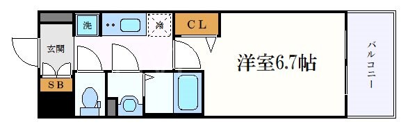 プレサンス上前津エレスタの物件間取画像