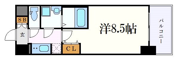 S-RESIDENCE浄心Ⅱの物件間取画像