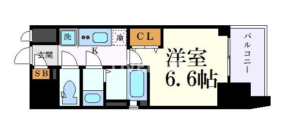 シーズンフラッツ千種の物件間取画像