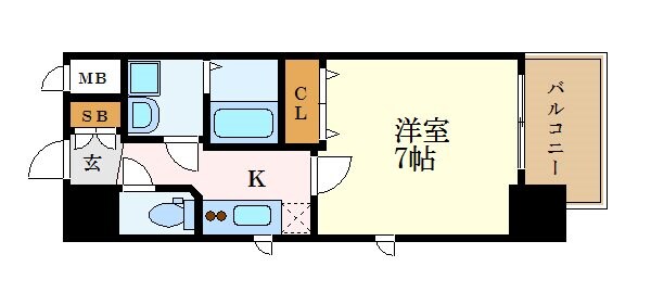 エステムコート名古屋ステーションクロスの物件間取画像