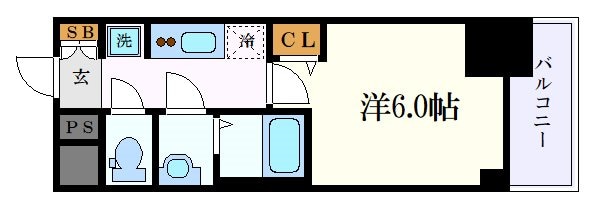 プレサンス名古屋幅下ファビュラスの物件間取画像