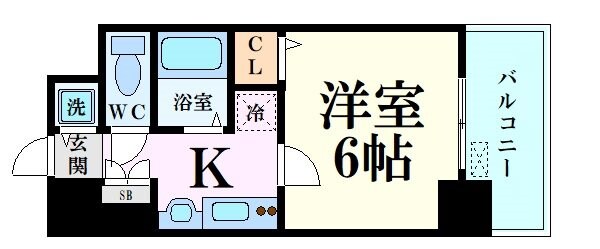 プレサンスNAGOYA桜通ビッグビートの物件間取画像