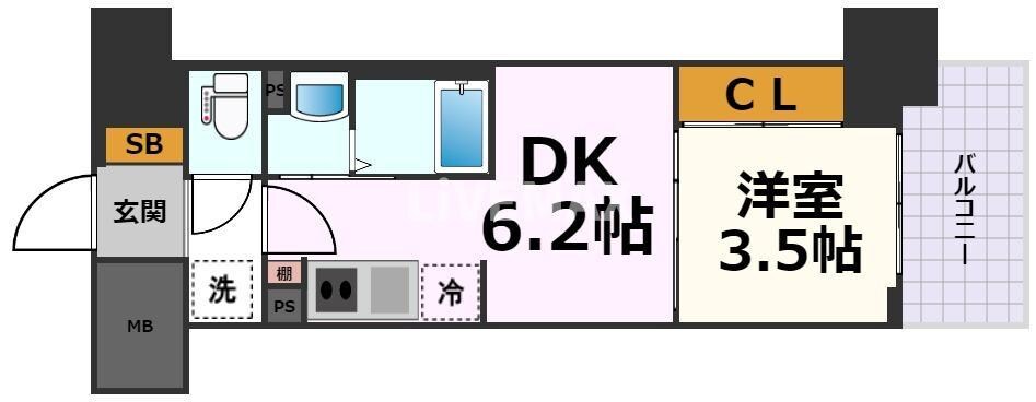 L&Cレジデンス鶴舞公園の物件間取画像