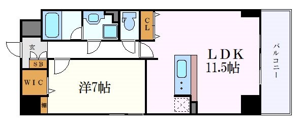 ブリスの物件間取画像