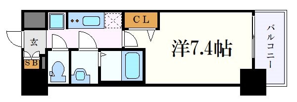 プレサンスジェネ新栄町駅前　葵の物件間取画像