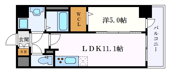 エスポワール黄金の物件間取画像