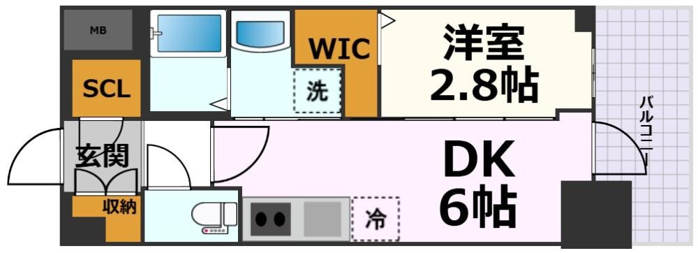 エステムコート名古屋　TWIN　EASTの物件間取画像