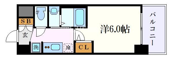 エステムコート名古屋ステーションクロスの物件間取画像