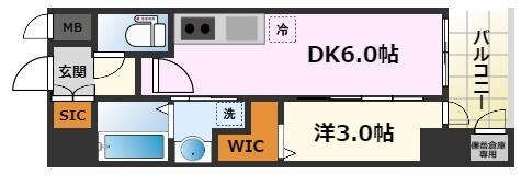 エステムコート名古屋葵の物件間取画像