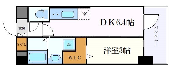 尾頭橋駅 徒歩2分 6階の物件間取画像