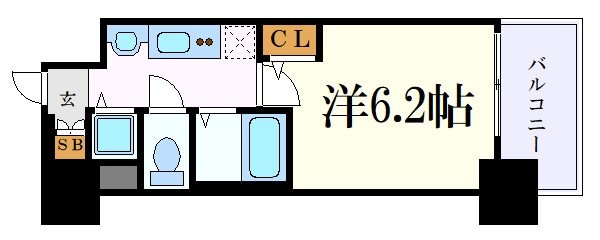 プレサンス名古屋STATIONビジュの物件間取画像