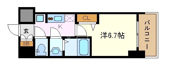 メイクス鶴舞Ⅱの物件間取画像