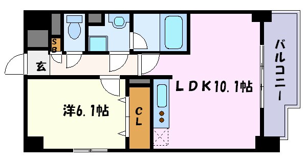 エスペランサ浄心の物件間取画像