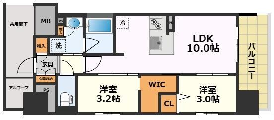 プレサンス　レイズ　泉　高岳駅前の物件間取画像