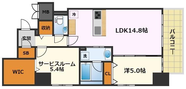 ルフレイユ 泉 久屋大通公園の物件間取画像