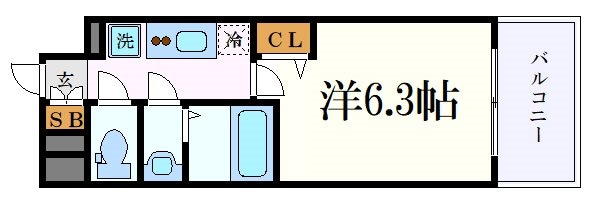 ファステート東別院シュプールの物件間取画像