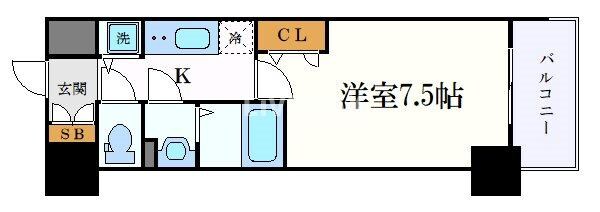 エスリード大須プレシアの物件間取画像