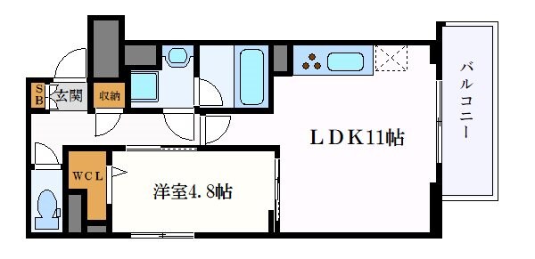 IE新栄の物件間取画像