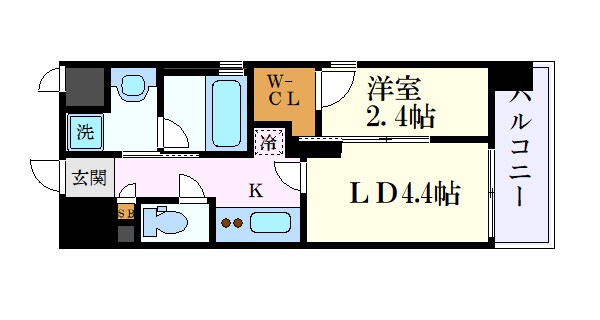 シーズンフラッツ矢場の物件間取画像