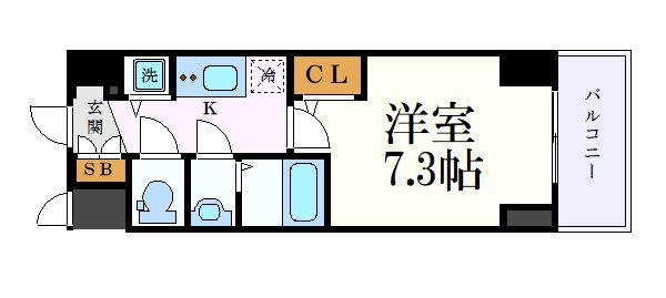 エスリード上前津セレーノの物件間取画像