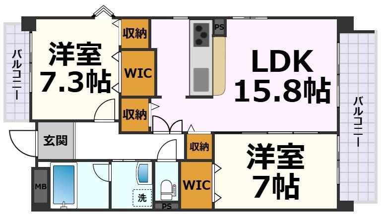 ステージ覚王山の物件間取画像