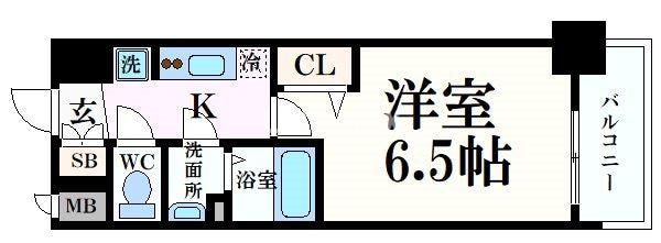 プレサンス鶴舞ファーストの物件間取画像