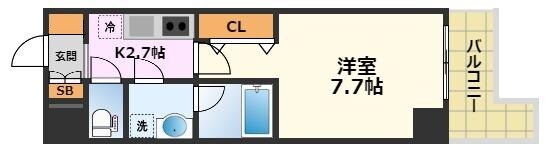 E-city大須の物件間取画像