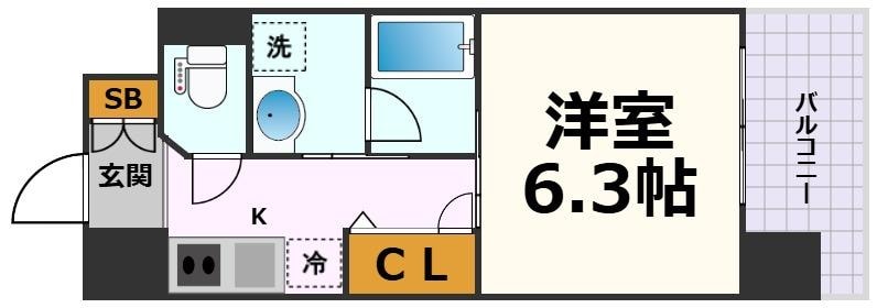 セシオン太閤の物件間取画像