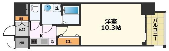 プレサンス鶴舞公園セラヴィの物件間取画像