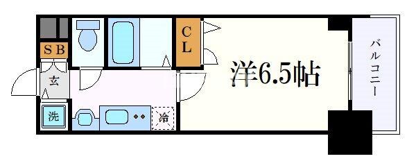 プレサンス名古屋STATIONアブソリュートの物件間取画像