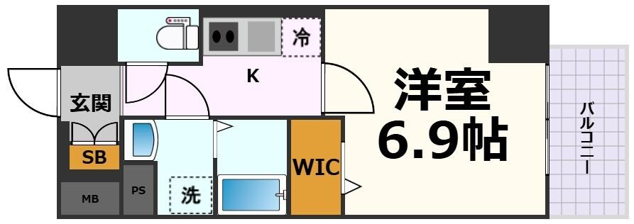 CREST TAPP黒川の物件間取画像
