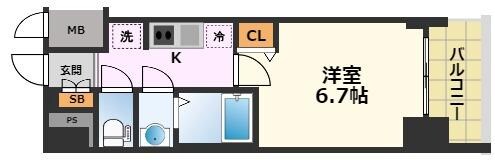 プレサンス葵デュリスの物件間取画像