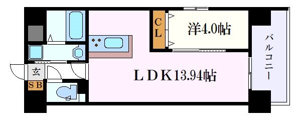 Primal千種luno(旧GRANDUKE新栄luno)の物件間取画像