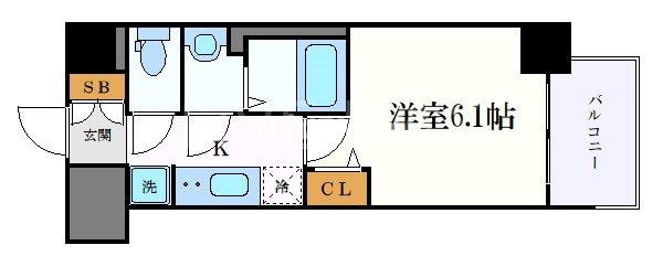 メイクス今池02の物件間取画像