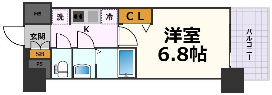 SOLメイクス浄心天神山の物件間取画像