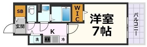 エスリード栄ラ・ヴィの物件間取画像